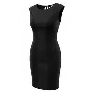 Tracy Reese black lace cocktail dress, size 8